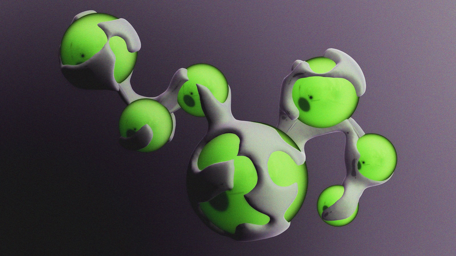 Three-dimensional molecular structure model